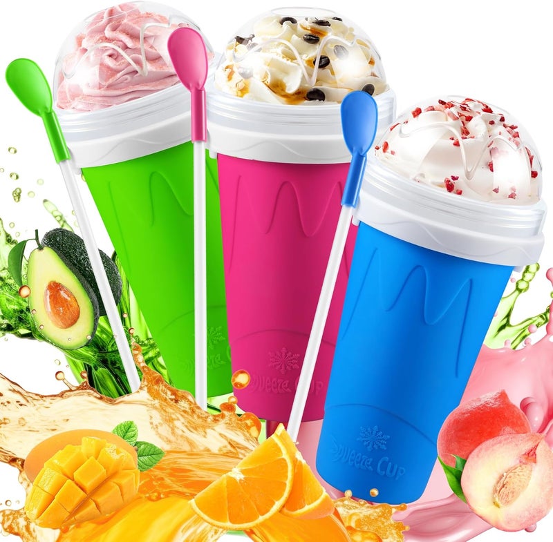 RELPOM Slushie Cup, Magic Frozen Slushy Maker Cups, Cool Stuff Things Gadgets, Stocking Stuffers White Elephant Gifts Party Favors, Christms Classroom Gifts and Prizes for Boys Girls Teens Students - Image 1